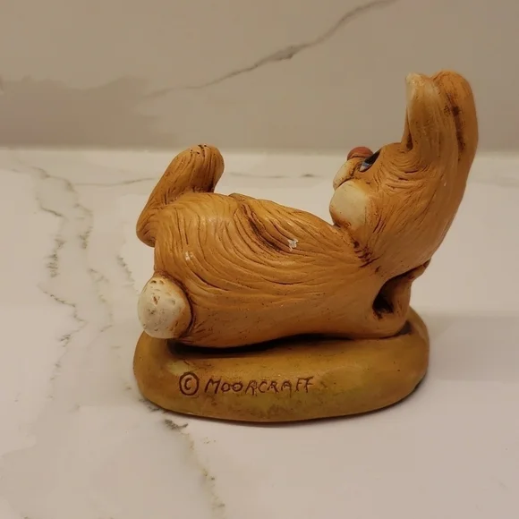 Vintage Moorcraft Striker Rabbit Figurine Hand Painted England - Picture 4 of 9